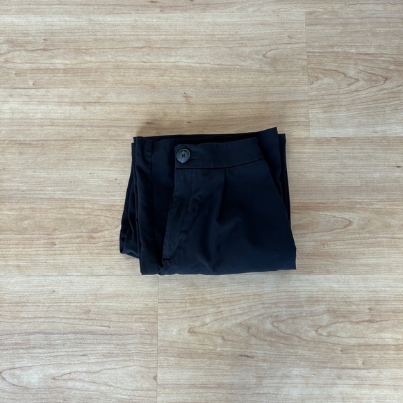 ASOS Stradivarius Wide Leg Relaxed Dad Pant (Black) - Picture 2 of 7